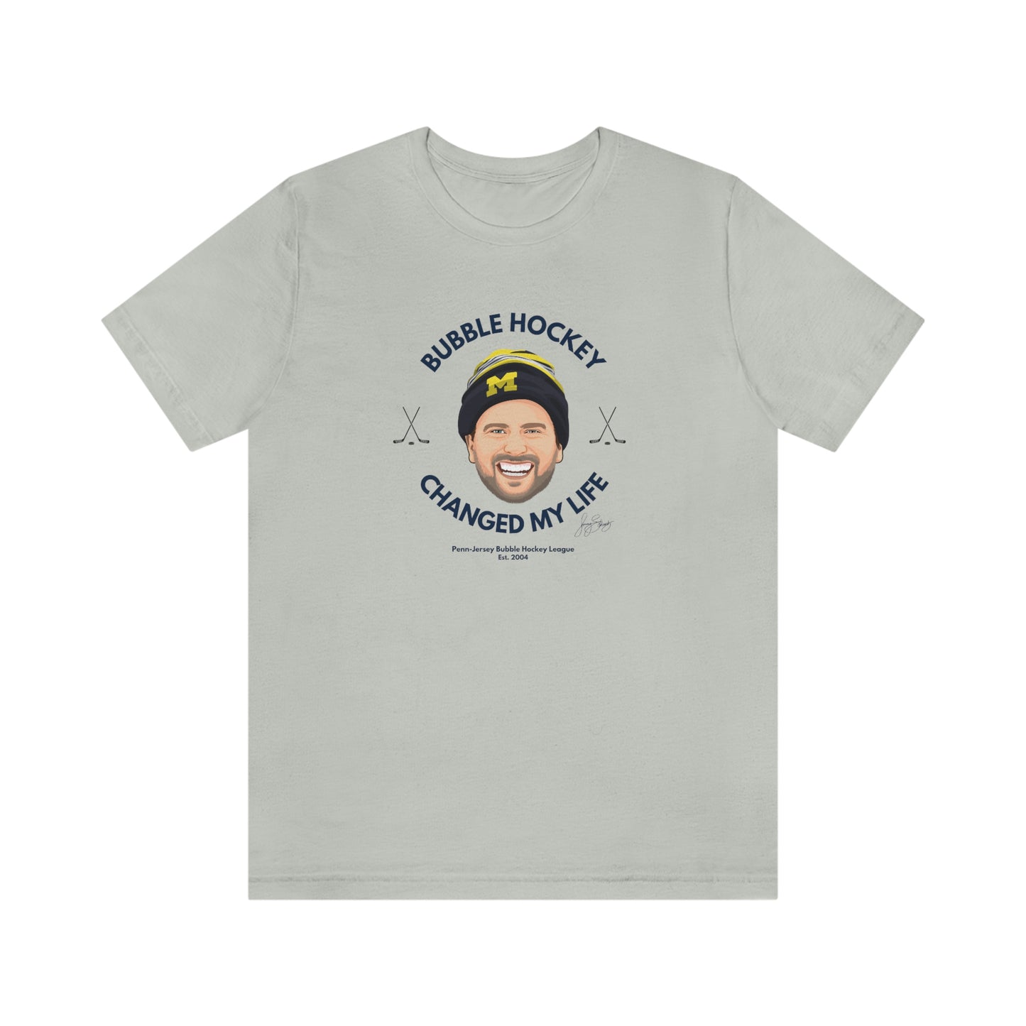 Bubble Hockey Saved My Life Tee